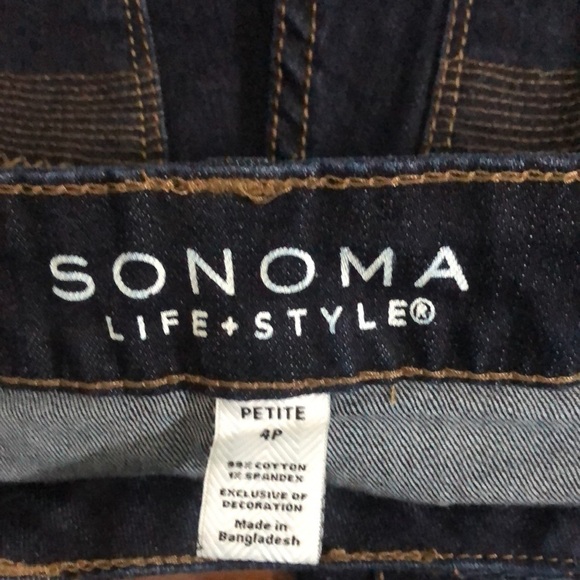 Sonoma Mid Rise Demi Bootcut Jeans 4P 753 - Picture 6 of 7